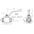 Zawór kulowy hydrauliczny dwudrożny 25 MPA 1/4