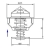 Termostat J928639 Steyr Case POLMO