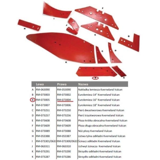 Eurolemiesz prawy 16