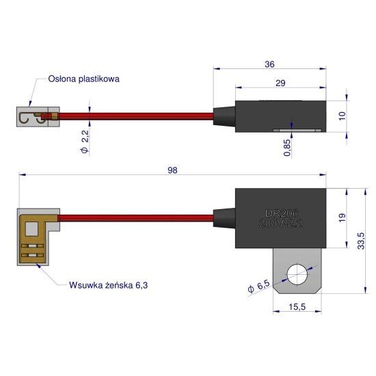 Kondensator alternatora 0120488205 Nowy Typ EXPOM KWIDZYN eu