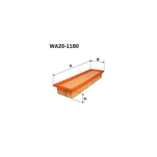 Wkład filtra powietrza WA20-1180 Sędziszów