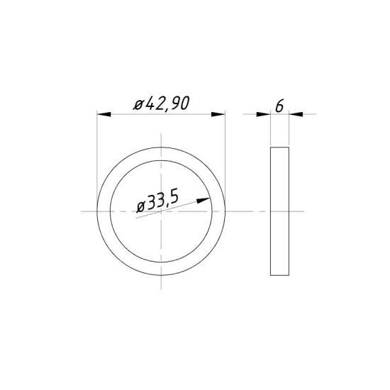 Gniazdo zaworu wydechowego nadwymiar 1,00 C-330 ( sprzedawane po 20 )