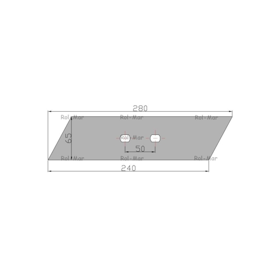 Dłuto, nakładka lemiesza obracalna prawa Vogel&Noot Vulcan pasuje śruba M12X34OV2 - 2 szt.