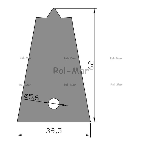 Stalka palca 522184.0 Claas ( sprzedawane po 25 )