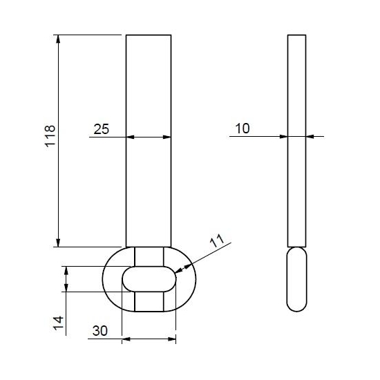 Łańcuch 23-l. 25x118x10 wsuwany klasa 5 Rozrzutnik Tytan Waryński