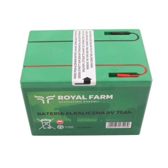 Bateria alkaliczna 75Ah 9V ROYAL FARM 201031002