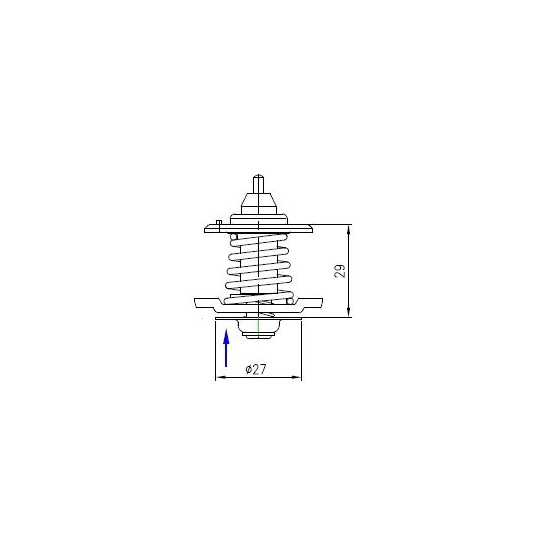 Termostat wkład 504221036 NEW HOLLAND POLMO