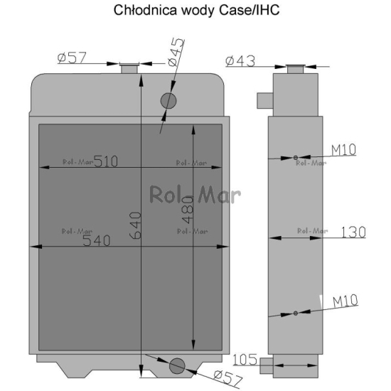 Chłodnica wody Case/IHC