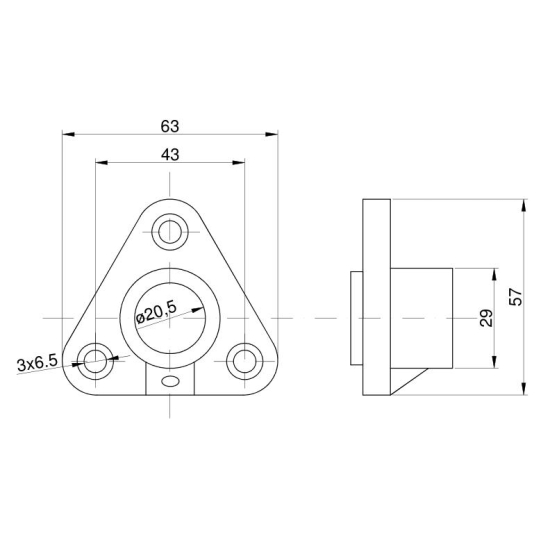 Obudowa 504519 800431.2 Dominator Claas