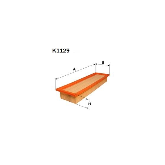 Wkład filtra kabiny WA55-350 K 1129 Filtron (zam WA55-350)