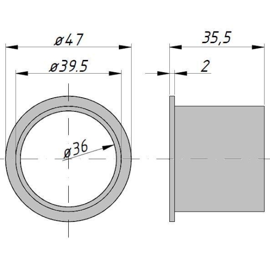 Tuleja teflonowa 008561.0 Claas