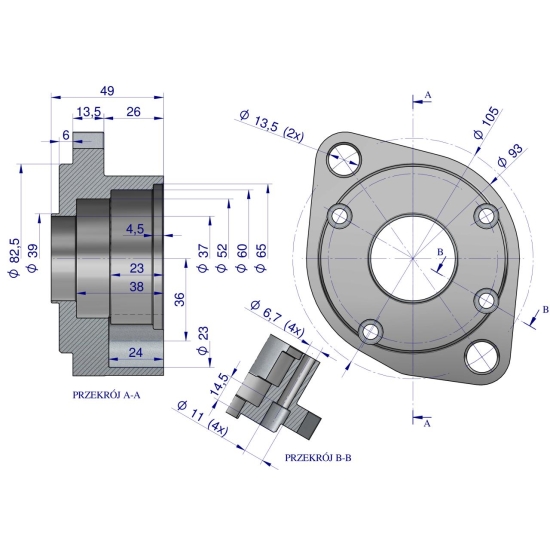 Głowica rozrusznika Deutz-Fah typu Magneton 9142708 Blue Line EXPOM KWIDZYN