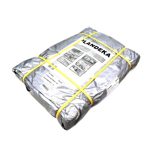 Plandeka MOCNA 10x12m (srebrna) gramatura 110g/m2