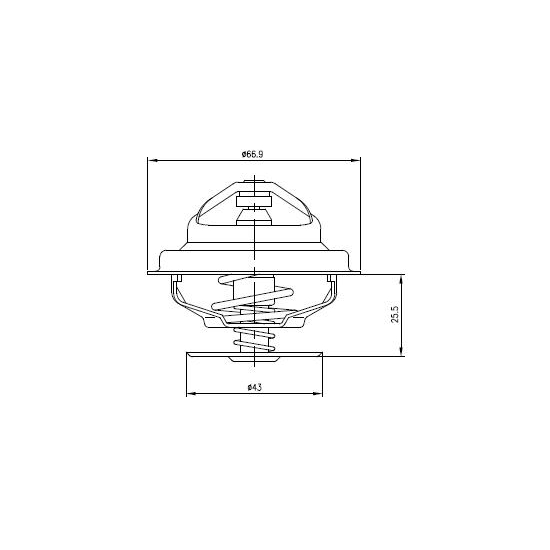 Termostat 162000060702 Case POLMO