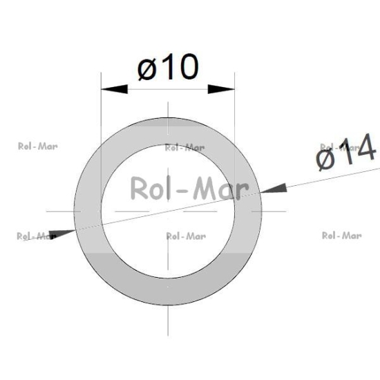 Wąż (przewód) tekalan ciśnienie robocze 12MP fi zew.14mm / fi wew.10mm  10*14 ( sprzedawane po 50 ) Polyurethane