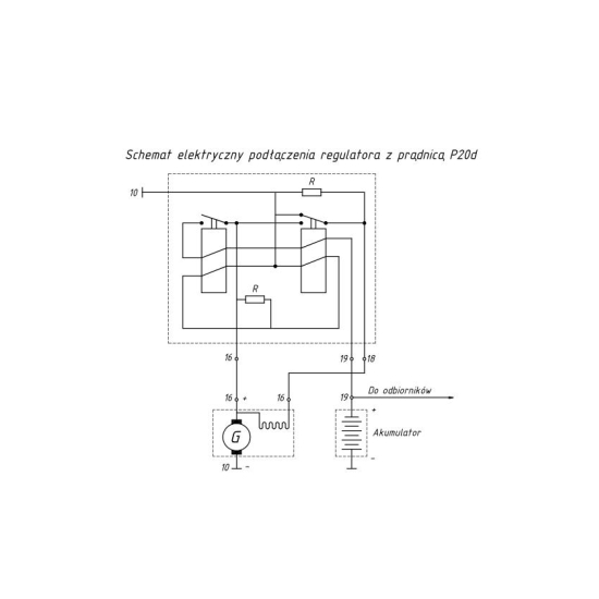 Regulator napięcia prądnicy RG15D C-360 PL