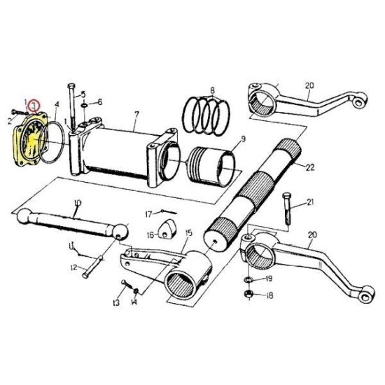 Pokrywa podnośnika hydraulicznego C-330