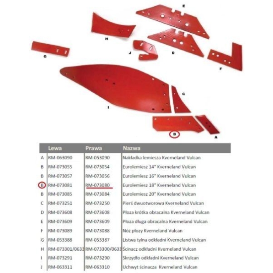 Eurolemiesz prawy 18