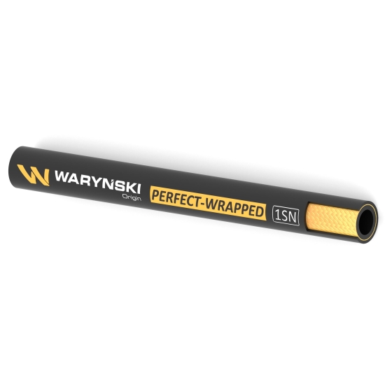 Wąż hydrauliczny do zakuwania PERFECT-WRAPPED 1SN DN32 1-oplotowy 63 Bar Waryński (sprzedawany po 10m)