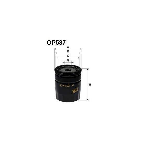 Filtr oleju PP-2.1.1 PP211 PP-211 OP 537 Filtron