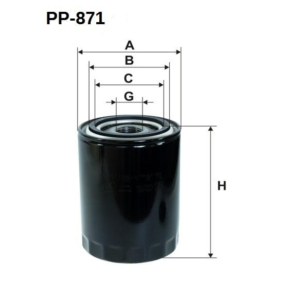 Filtr oleju PP-8.7.1 Sędziszów