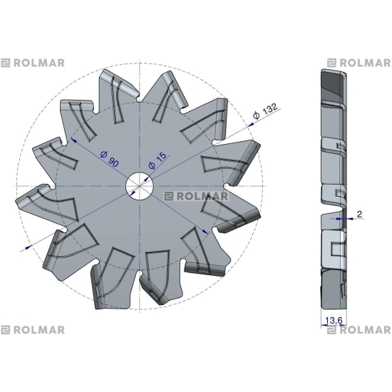 Wentylator alternatora  MF3 Nowy Typ EXPOM KWIDZYN eu