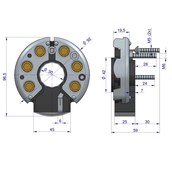 Prostownik Diody alternatora 16.905.254, 7017732M1 MF3 Nowy Typ EXPOM KWIDZYN eu