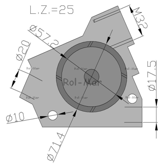 Pompa olejowa silnika 4153236, 4154283, 2130385 Deutz