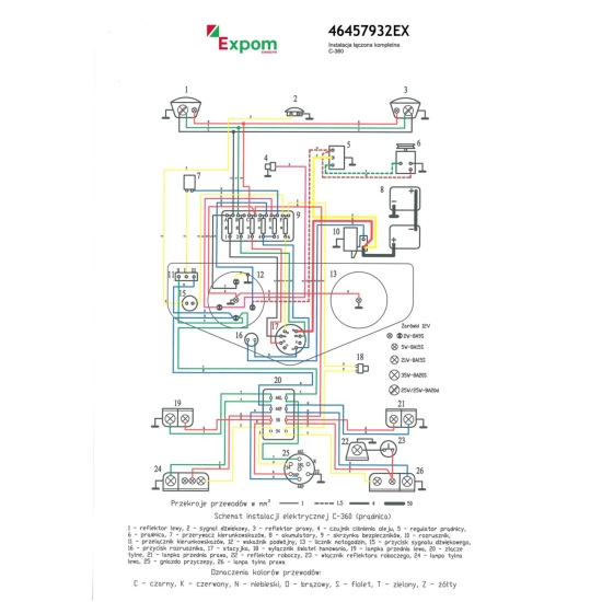 Instalacja łączona kompletna alternator C-360 EXPOM KWIDZYN eu