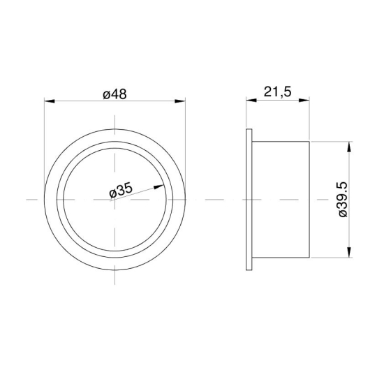 Tuleja teflon 008560 Claas