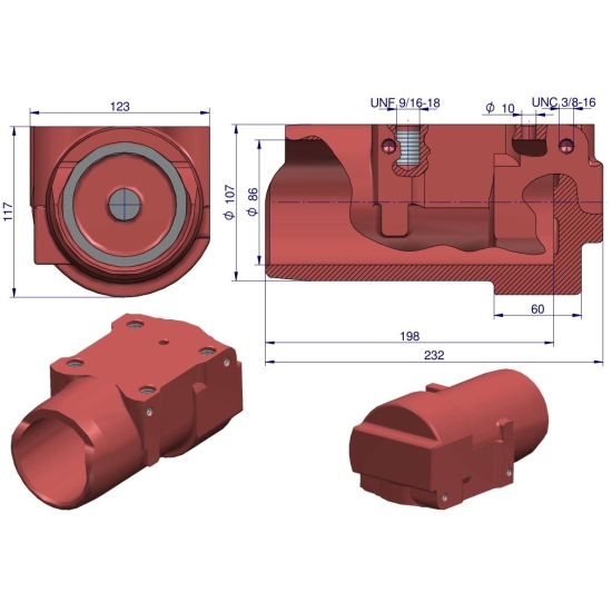 Cylinder podnośnika MF-4 ORYGINAŁ URSUS