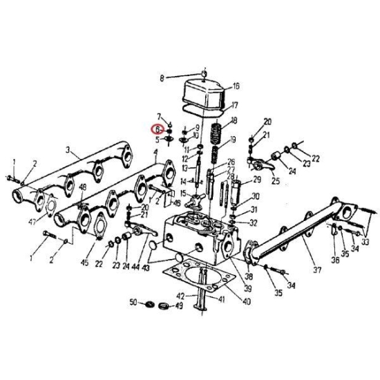 Zamek zaworu wydechowego C-360