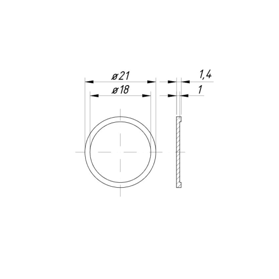 Membrana zaworu 0-104/07 fi 22mm Opryskiwacz ( sprzedawane po 100 )