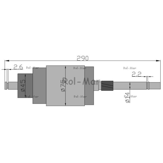 Wirnik rozrusznika Deutz 289.5mm