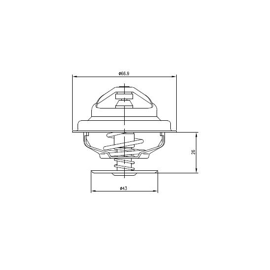 Termostat F1192000500040 Deutz Fendt POLMO