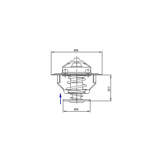 Termostat 3802273 Komatsu POLMO