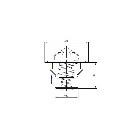 Termostat RE517011 JOHN DEERE POLMO