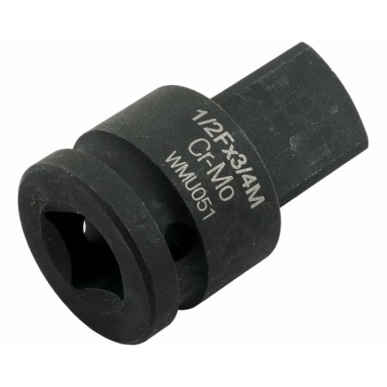 Adapter do nasadek udarowych 1/2" (F) x 3/4" (M). CrMo. Waryński