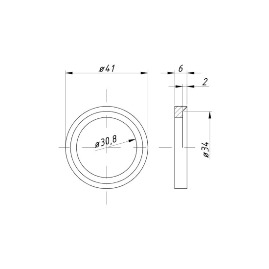 Gniazdo zaworu wydechowego C-360 ( sprzedawane po 10 )