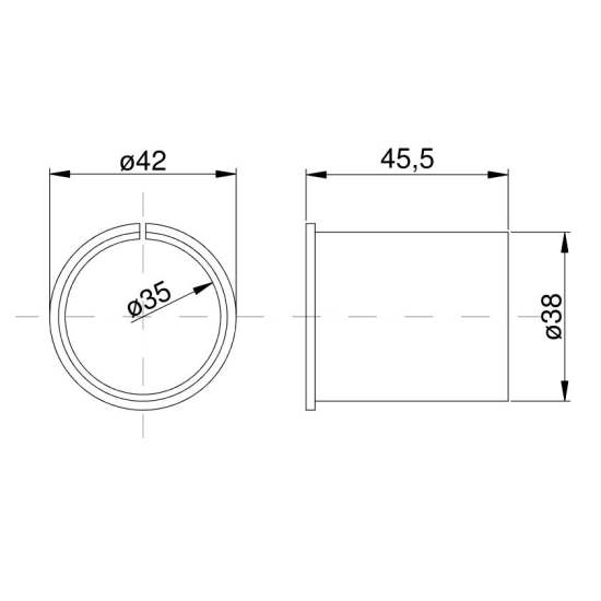 Tuleja teflon 008564.0 Claas