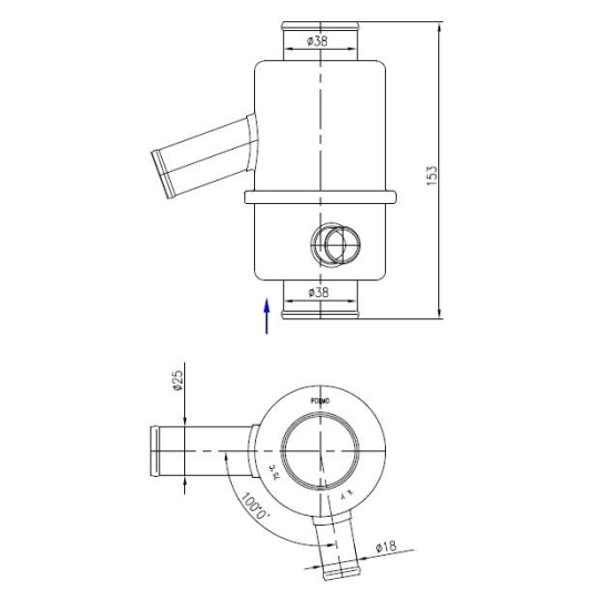 Termostat F28120005020 Renault Fendt POLMO