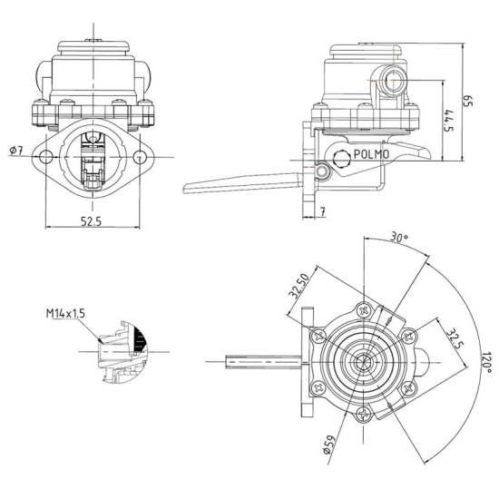 Pompa zasilająca 3055375R93 POLMO