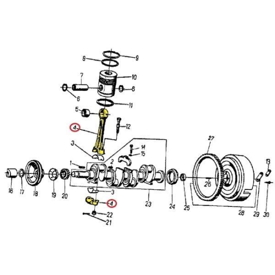 Korbowód C-360