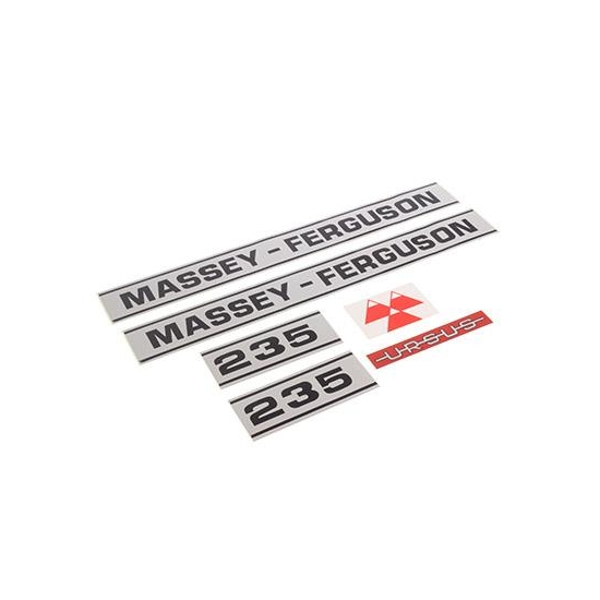 Naklejki Ursus MF 235 MF235 MASSEY FERGUSON MASKA EMBLEMAT